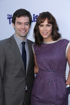 Bill Hader and Director Maggie Carey arrive as CBS Films presents "The To Do List" Los Angeles Premiere on Tuesday July 23, 2013 at the Regency Bruin Theater in Los Angeles, CA (Alex J. Berliner/ABImages)